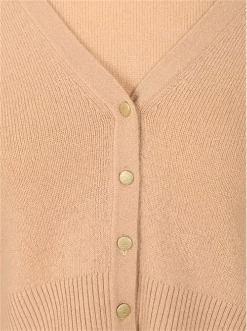 CASHMERE TWIN-SET FORTE_FORTE | 14142_my knitF48A.3030 NOISETTE